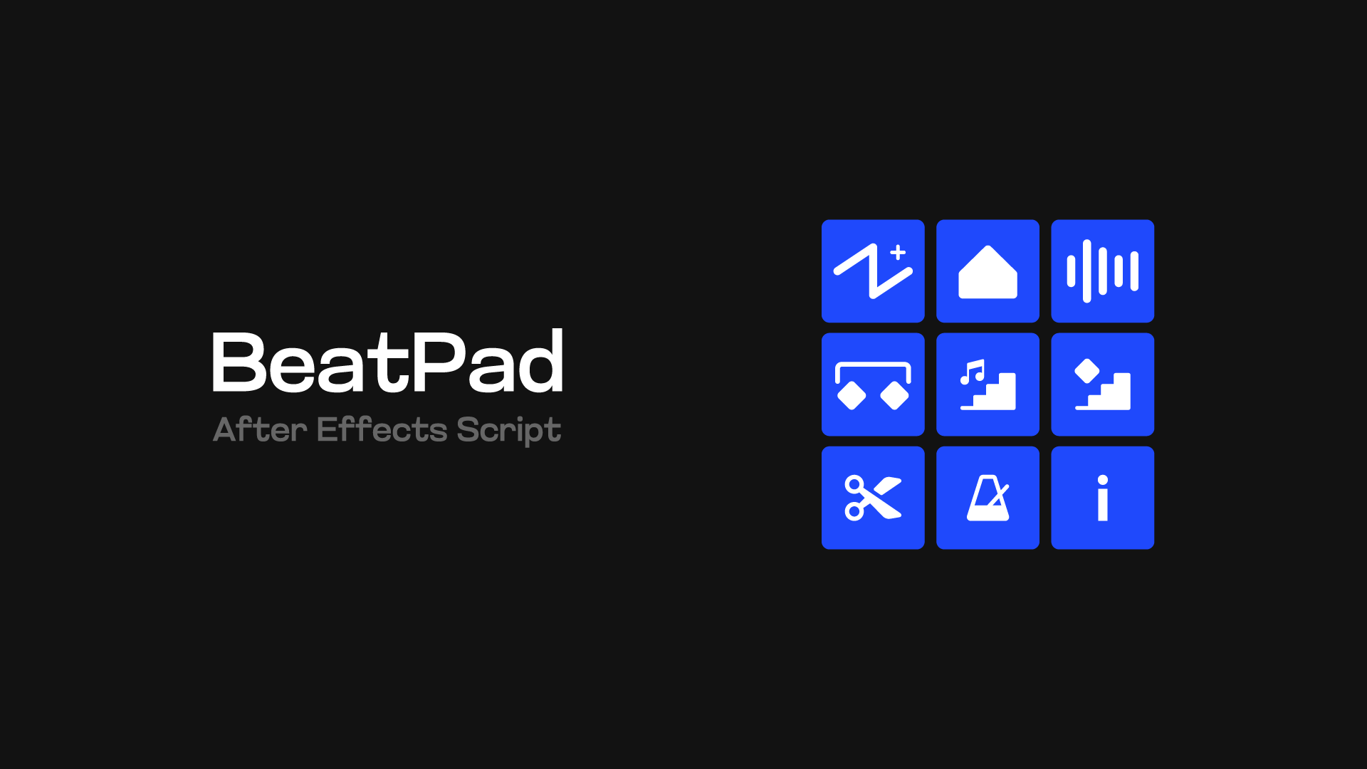 BeatPad — After Effects BPM Control Script